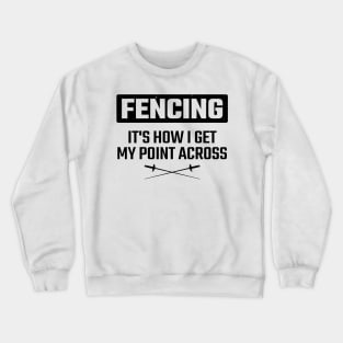 fencing Crewneck Sweatshirt